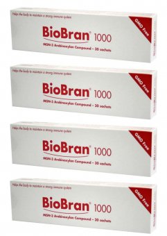 Bio Bran 1000 (MGN-3 Arabinoxilan), pachet 4 cutii x 30 plicuri/ cutie